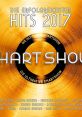 Ultimate Chart Show 2017 featuring top hits and artists like Imagine Dragons and Shawn Mendes on a gold record backdrop.