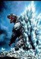 Godzilla from "Final Wars" towers against a dramatic blue background, showcasing iconic spikes and fierce expression.