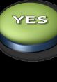 Green "YES" button with a blue border, symbolizing agreement or approval in decision-making scenarios.