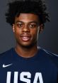 Young athlete with textured hair wearing a USA sports shirt, representing Coach Keel's Class dedication and talent.