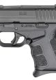 Springfield 2 compact pistol with textured grip and sleek design, featuring 3.3-inch barrel for enhanced performance.