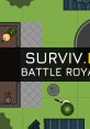 Surviv.io gameplay scene showcasing battle royale action, featuring players, weapons, and strategic movement elements.