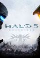 Halo 5: Guardians cover art featuring iconic characters and action amidst a futuristic, war-torn landscape.