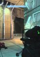 FA Sniper in Halo 3 gameplay, showcasing tactical environment and weapon aiming at a strategic location.