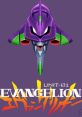 Neon Genesis Evangelion Unit-01 featuring a striking purple and green design with bold title text beneath.