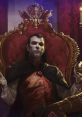 Strahd von Zarovich sits on an ornate throne, embodying power and darkness in the world of DnD. Iconic fantasy villain art.