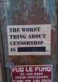 Funny Censors you might use to censor something.