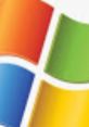 Colorful Windows logo featuring blue, green, yellow, and red sections representing the brand's iconic design.