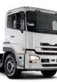 White Quon truck highlighting its robust design and efficiency for heavy-duty transport and logistics solutions.