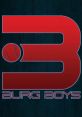 Burg Boys logo featuring a bold letter "B" and baseball, representing the LHS 2024 Baseball Game spirit and teamwork.