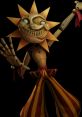 Whimsical puppet character with a sun-themed design, showcasing vibrant colors and playful pose, embodying the spirit of sunrise.