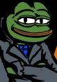 Pepe the Frog in a suit, exuding confidence in the 2024 Dank Meme Edition, perfect for humor enthusiasts.