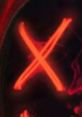 Neon red X symbol on a dark background, conveying a sense of rejection or negation. Ideal for visual communication.