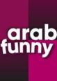 Stylish logo featuring the words "arab funny," highlighting humor and entertainment in Arab culture.