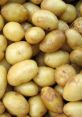 Fresh, golden potatoes stacked together, showcasing their smooth skin and earthy tones, perfect for various dishes.