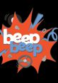 Colorful design featuring "beep" in bold text with gears and sound effects for an engaging, playful theme.