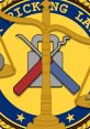 LockPickingLawyer emblem featuring scales of justice and lock-picking tools against a yellow background.