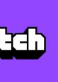 Twitch logo on a vibrant purple backdrop, symbolizing the gaming and streaming community.