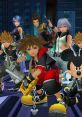 Sora and friends from Kingdom Hearts pose ready for adventure, showcasing iconic characters and their distinctive outfits.