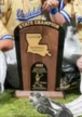 VCH Terrier Baseball team celebrating with the Louisiana state championship trophy, showcasing their victory in 2023.