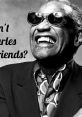 Ray Charles smiling widely with sunglasses, embodying joy and humor in a vintage black and white style. Perfect for FunnyJoke.