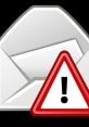 Envelope graphic with alert symbol, representing important notifications and email alerts for urgent messages.