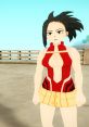 Momo Yaoyorozu - Boku No Hero Academia: Battle for All - Characters (3DS) Character from the 3DS game Boku No Hero Academia: