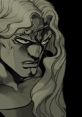 Shadow Dio from JoJo's Bizarre Adventure, showcasing his intense expression in a dramatic arcade game style.