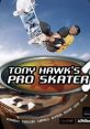 Tony Hawk performing a trick in Tony Hawk's Pro Skater for Dreamcast, showcasing skateboarding and stunts in a halfpipe.