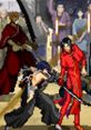 Intense battle scene featuring characters from "Bleach: The Blade of Fate," showcasing iconic swordplay and fierce rivalry.