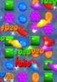 Colorful candies and fish symbols in Candy Crush Saga showcase score multipliers and exciting gameplay mechanics.