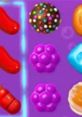 Colorful candy icons from Candy Crush Soda Saga showcasing various special effects and vibrant game elements.