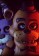 Freddy and Bonnie from Five Nights at Freddy's loom in shadows, highlighting their eerie expressions and detailed textures.