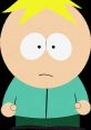 Butter Stotch from South Park with blonde hair and green shirt, known for his sweet demeanor and comedic moments.