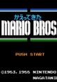  Effects - Kaettekita Mario Bros. (JPN) - Effects (NES) Effect from the NES game Kaettekita Mario Bros. (JPN).