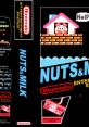 Nuts & Milk cover art for NES, featuring a playful character in distress and iconic Nintendo branding. Classic gaming nostalgia.