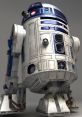 Classic R2-D2 droid design featuring blue and white colors, characteristically detailed and iconic in Star Wars universe.