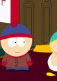 Stan from South Park standing in a room, showcasing the iconic animation style of Nintendo 64. Eric Cartman's voice featured.