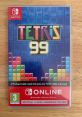 Tetris 99 game cover for Nintendo Switch, featuring a colorful puzzle battle royale experience for 99 players.