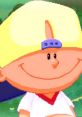 Pablo Sanchez from Backyard Baseball smiles joyfully, ready for action on the field in his signature baseball cap.