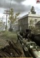 Sniper view in Call of Duty 4: Modern Warfare, showcasing realistic effects and detailed environments in multiplayer gameplay.