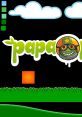 Colorful logo of Papa Pear Saga with a playful green background, featuring clouds and a vibrant orange square. Fun mobile game effects!