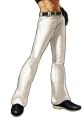 Benimaru Nikaido's stylish white pants and black shoes from King of Fighters 2000, showcasing iconic character design.