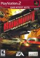 Burnout Revenge cover art featuring high-speed racing, intense crashes, and thrilling gameplay on PlayStation 2.