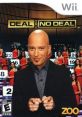 Howie Mandel hosts the Wii game "Deal or No Deal," featuring contestants and iconic briefcases in a thrilling game show setting.