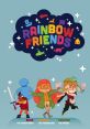 Colorful characters Suus, Judith, and Hendrik from Rainbow Friends ready for adventure against a whimsical background.