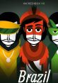 Colorful characters from Incredibox V5 representing Brazil, showcasing vibrant designs and cultural elements in a mobile game format.