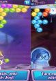 Colorful bubble shooter game featuring Joy and Sadness from Inside Out. Match bubbles for fun gameplay in Joy's Voice!