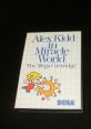  - Alex Kidd in Miracle World - Miscellaneous (Master System) - Alex Kidd in Miracle World - Miscellaneous (Master System)