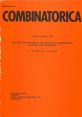 Cover of Combinatorica, Volume 2, Number 4, 1982, featuring research on random m-orientable graphs and digraphs.